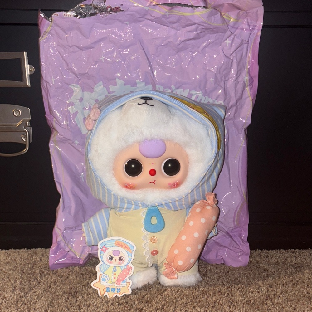 Baby three 400% - Sweet Dream Homey Dream Bear - Charming White and Blue